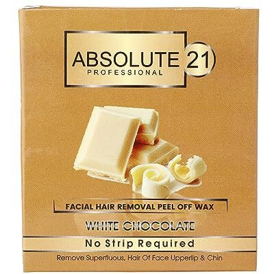 Absolute21 Professional White Chocolate Regular Facial Peel Off Katori Wax For Women Face Waxing Painless & Softness Hair Removal (80Gm) (Pack Of 1)