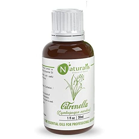 Naturalis Citronella Essential Oil - Natural Citronella Oil For Aroma Therapy, Skin Care, Hair Treatment, Mosquito Repellent, Relaxation, And Wellness - Pure Essential Oil - 30Ml