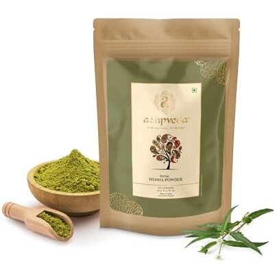 Ashpveda Natural Hair Colour For Women | Henna & Indigo Combo | 100% Pure Herbal Colour (50 Gm Pack Of Each)