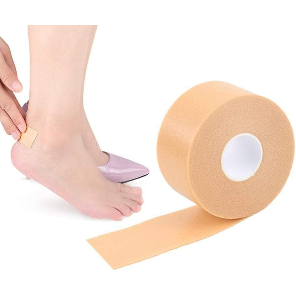 Prostuff.In High Heel Tape Moleskin For Feet Blisters Elastic Heel Sticker Anti-Slip Wear-Resistant Waterproof Heel Toe Protector Muti-Purposes Wrap To Prevention Blister Chafing Friction