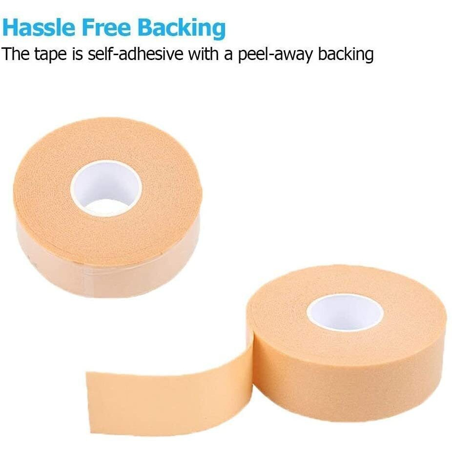 Prostuff.In High Heel Tape Moleskin For Feet Blisters Elastic Heel Sticker Anti-Slip Wear-Resistant Waterproof Heel Toe Protector Muti-Purposes Wrap To Prevention Blister Chafing Friction