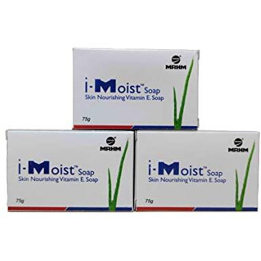 Mrhm | I-Moist Soap | Skin Nourishing Vitamin E Soap With Neutral Ph 5.5 | 75G X 3