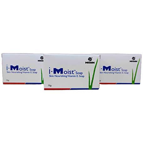 Mrhm | I-Moist Soap | Skin Nourishing Vitamin E Soap With Neutral Ph 5.5 | 75G X 3