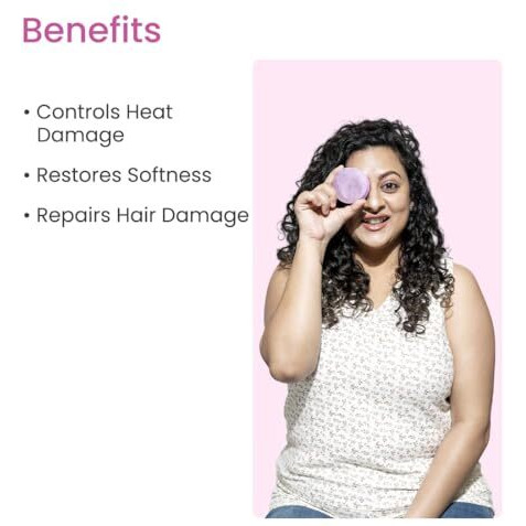Earth Rhythm Biotin Shampoo Bar With Niacinamide, Ginseng | Restores Suppleness, Adds Shine, Sulfate & Paraben Free, For Rough & Damage Hair (Cardboard) - 80 Gm