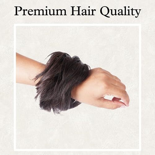 Refyn Messy Bun Hair Piece Hair Scrunchies With Elastic Rubber Band|Bun Juda Hairpiece|Ideal For Women Wedding & Other Function| Original Hair Brown-1 Pcs
