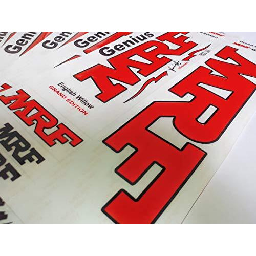 1X Genuine Mrf 2020 Virat Kohli Vk18 Edition Model Cricket Bat Sticker Full Set (3D/Embossed With 3M Gum)