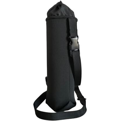 Nihspruhay Insulated Neoprene 2L Water Bottle Carrier Bag, Adjustable Shoulder Strap Hand Strap And With A Plastic Clip Hook. (2 L)