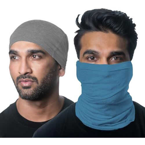 Heelium Bamboo Bandana For Men & Women | Super Soft | Odour-Free & Breathable | Durable & Multipurpose Bandana