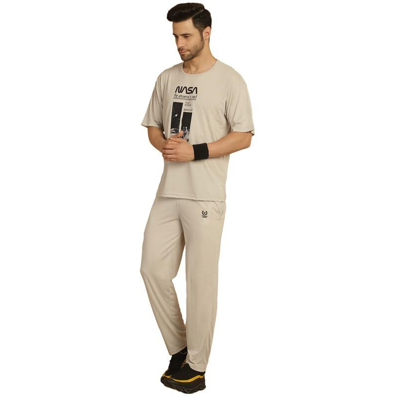 Mack Jonney Printed Light Grey Round Neck Cotton Oversize Half Sleeves Co-Ord Set Tracksuit For Men-Mack52888-T_Os_Prt_63_Lgrey_D10_Lgrey___2-L