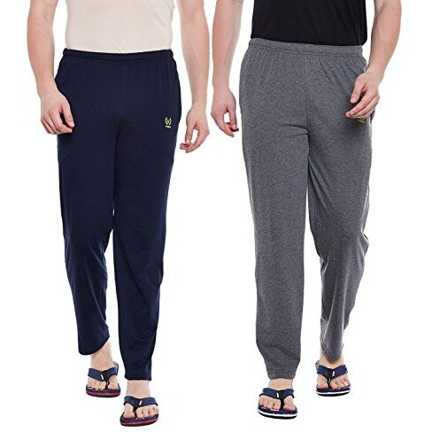 Mack Jonney Men's Cotton Regular Fit Track Pants (Dd10Ndd10A-Xl, Multicolor) - Pack Of 2