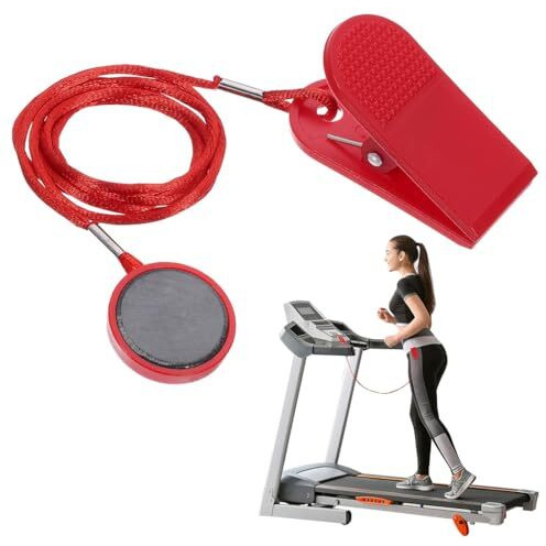 Proberos Treadmill Safety Magnet Key With Clip, Safety Key For Treadmill, Treadmill Key Red For Enhanced Gym & Home Fitness Safety - Compact, Lightweight & Easy To Use