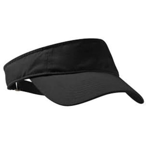 Nora Nico Unisex Cotton Stylish Adjustable Sun Visor, Sun Uv Protection Cap-Black