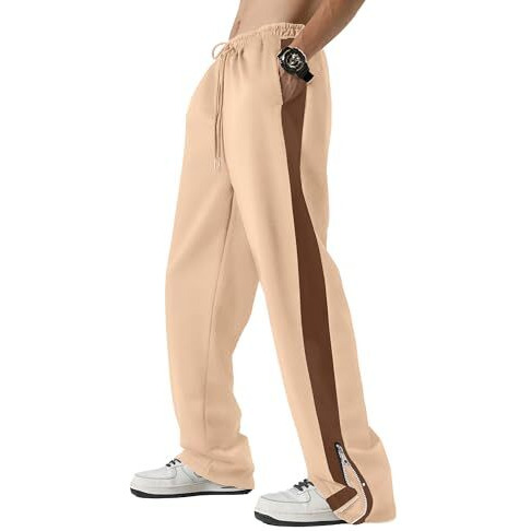 Jump Cuts||Loose Fit Track Pants For Men||Lycra Blend Baggy Pants||Mens Stylish Baggy Track Pant Beige
