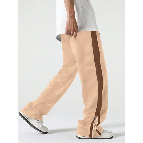 Jump Cuts||Loose Fit Track Pants For Men||Lycra Blend Baggy Pants||Mens Stylish Baggy Track Pant Beige