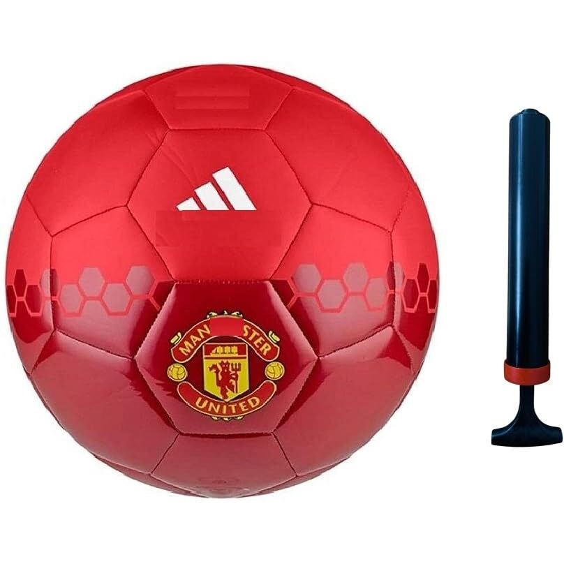 M Art Red/Shine Red Pvc Football Size 5, Multicolor.