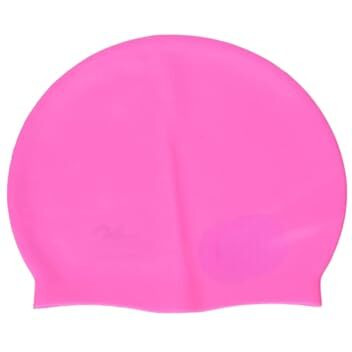 Shaktism Silicone Swimming Cap - Appropriate For Long & Short Hair, Cover Head To Keep Hair Dry, Waterproof Swim Caps, Comfortable Fit Random Colour Dispatch - 1Pc