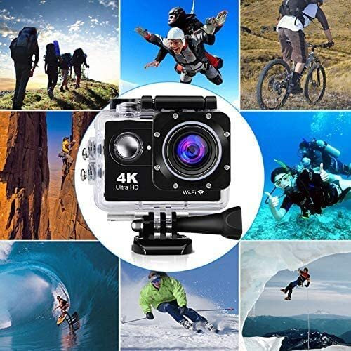 Ibs 4K 30Fps Action Camera Ultra Hd Underwater Camera 170 Degree Wide Angle 98Ft Waterproof Camera (Light 4K Action (4K Ac))