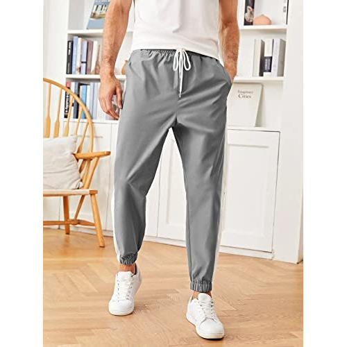 Track Pant For Men || Track Pants || Lycra Full Elastic Jogger Track Pant (Tp-02-Grey-Xl)