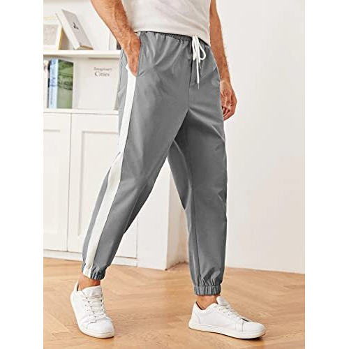 Track Pant For Men || Track Pants || Lycra Full Elastic Jogger Track Pant (Tp-02-Grey-Xl)