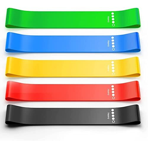 Veentus Dealsure 5 Piece Gym Power Resistance Band Set For Workout, Resistance Band For Exercise, Resistance Band For Pull Ups, Tricep, Legs, Rubber Tube With Door Anchor And Hook(Multicolor)