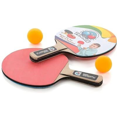 Table Tennis Trainer Toys For Kids & Adults | Rebound Rackets And Balls Base Training Practice Set | Outdoor Indoor Games For Boys & Girls