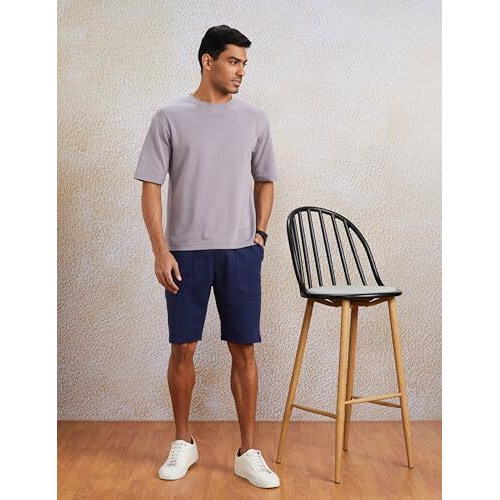 Amazon Brand - Symbol Men's Cargo Shorts (Tsh17-01_Navy_M)