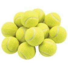 M Art Cricket Tennis Ball Light Weight (Pack Of 10) - Rubber, Green