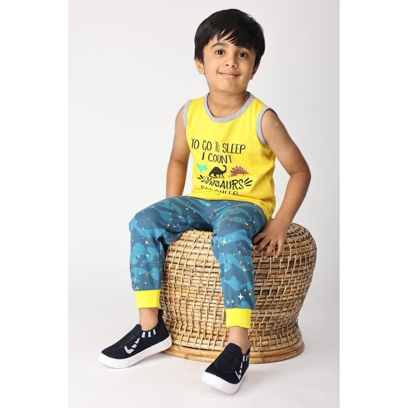 Totztouch Boys Jogger Pant & Pajamas|Kids Track Pants|Pyjama Pure Cotton Rib Cuff(Pack 5 / Age 6 To 12 Months|1 To 2Yrs|2 To 3Yrs|3 To 4Yrs|4 To 5Yrs|5 To 6Yrs|6 To 7|7 To 8Yrs),Multicolour,2-3 Years