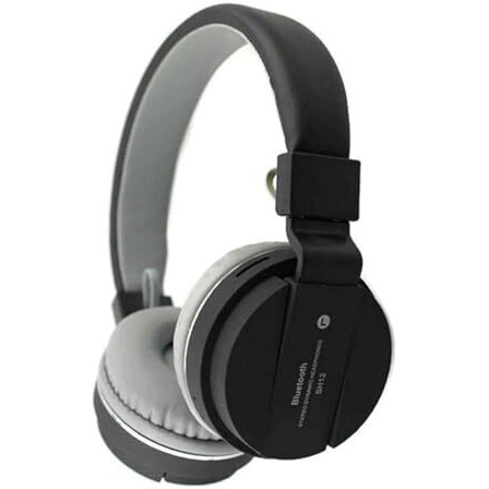 Kpdp Sh-12 Wireless Bluetooth Over The Ear Headphone With Mic (Multicolour)