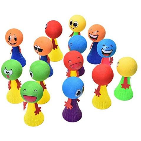Royals Smiley Emoji Jump Toy (Pack Of 5) | Jumping Elf | Jumping Toy | Birthday Party Favors And Return Gift For Kids |