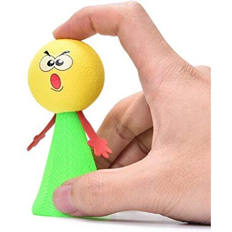 Royals Smiley Emoji Jump Toy (Pack Of 5) | Jumping Elf | Jumping Toy | Birthday Party Favors And Return Gift For Kids |