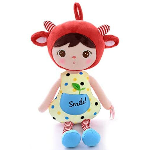 Hapsters Baby Stuffed Sheep Girl Baby Dolls Plush Soft Toys 18 Inches (Yellow)