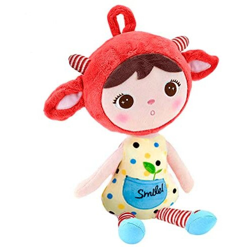 Hapsters Baby Stuffed Sheep Girl Baby Dolls Plush Soft Toys 18 Inches (Yellow)