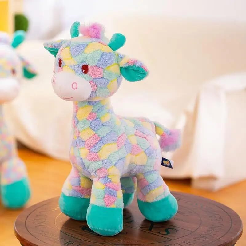 Y U Collection Cute Soft Multi Colour Giraffe Animal Soft Toy Best For Gifting 30Cm