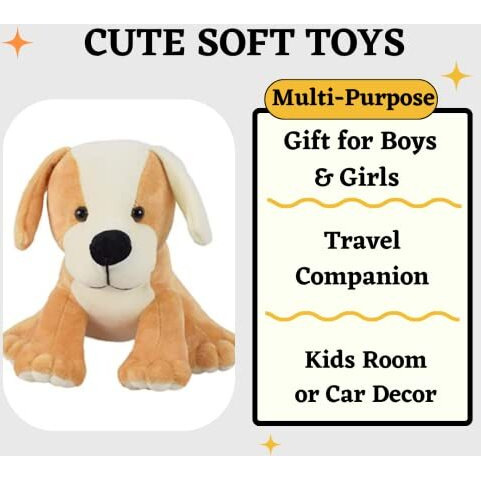 Ultra Dog Soft Toy (8 Inches, Brown)