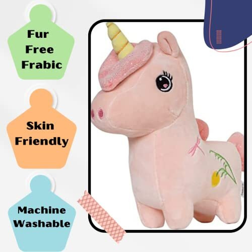 Ultra 12 Inch Cute Soft Cuddly Unicorn Fully Stuffed Soft Premium Plush For Kids In Pink | Snuggling And Playtime | Animal Toy | Birthday Gift | Anniversary | Christmas | Diwali | Home Decor