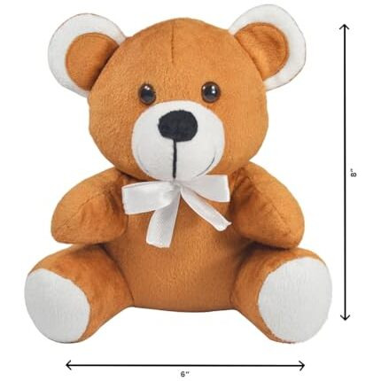 Ultra 07 Inch Cute Adorable Teddy Bear Fully Stuffed Soft Plush Toy For Kids & Adults In Brown Perfect For Snuggling And Playtime Animal Toy Gift Birthday Anniversary Christmas Diwali Home Decor
