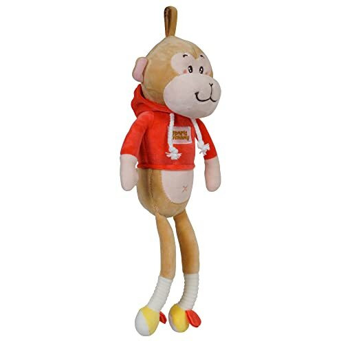 Ultra 16 Inch Monkey Fully Stuffed Soft Premium Plush For Kids In Multicolour | Snuggling And Playtime | Animal Toy | Birthday Gift | Anniversary | Christmas | Diwali | Home Decor