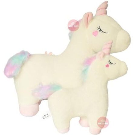 Ultra Unicorn Plush Toy Soft And Cuddly Stuffed Animal For Kids Perfect For Hugging And Snuggling 20 Inches