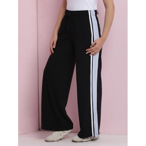 Li'L Tomatoes Girl's Regular Track Pants (Ggl-S25-1739_Black_34