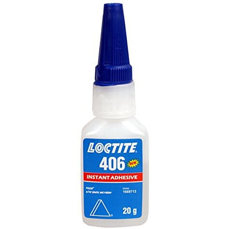 Loctite 406 Instant Adhesive | Rapid Bonding Of Plastics And Rubbers | Makes O-Rings Instantly | 20 G