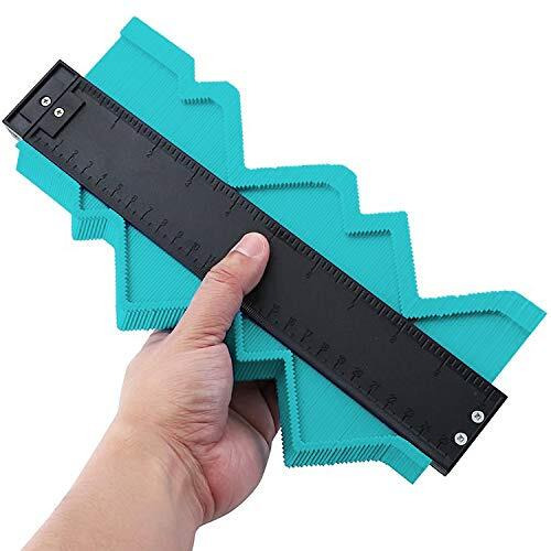 Yoleto Contour Gauge Profile Tool - Irregular Shape Duplicator Outline Tool For Carpenter, Wood Working, Scribing, Corner Angle Edge Measuring