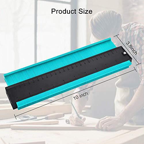 Yoleto Contour Gauge Profile Tool - Irregular Shape Duplicator Outline Tool For Carpenter, Wood Working, Scribing, Corner Angle Edge Measuring