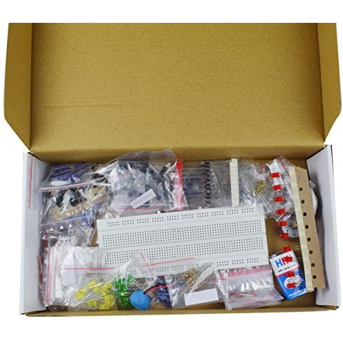 Decorvaiz Electronic Components Project Kit Or Breadboard, Capacitor, Resistor, Led, Switch - Comes In A Box