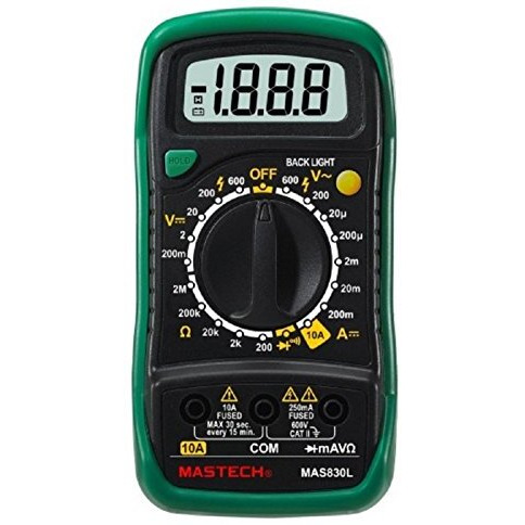 Mastech Mas830L Digital Pocket Multimeter (Assorted)