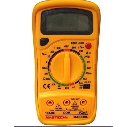 Mastech Mas830L Digital Pocket Multimeter (Assorted)