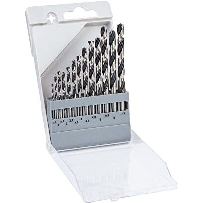 Bosch Professional Hss Pointteq 13Pcs Set| Pointteq Tip For Fast, Efficient Drilling | Wide Range Of Sizes, One Compact Kit | Compact & Sturdy Case For Portability | 13 Metal Drill Bits