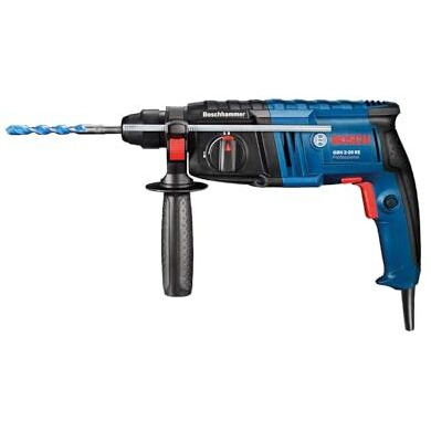 Bosch Gbh 220 Corded Electric Rotary Hammer With Sds Plus, 720 W, 2 J, 2.3 Kg, 3 Modes, For Concrete, Metal & Wood + Carrying Case, , 1 Year Warranty From Bosch, Blue