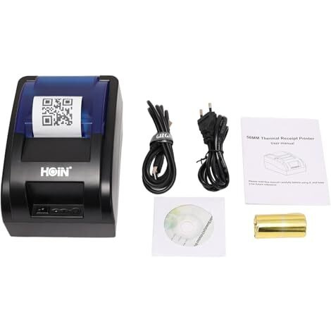 Original Hoin Kiosk Receipt/Pos Bill Printing Support 58Mm Bis Certified Usb Thermal Printer. (1 Year Warranty). No Bluetooth.