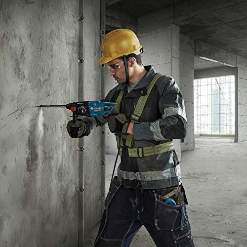 Bosch Gbh 220 Corded Electric Rotary Hammer With Sds Plus, 720W , 2 J, 2.3 Kg, 3 Modes, For Concrete, Metal & Wood, 4 X Drill Bits Sds Plus, 1 Flat Chisel, & Carrying Case, 1 Year Warranty